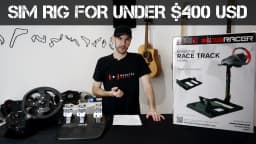 $400 SIM RIG BUILD - Next Level Racing Wheel Stand Racer Review