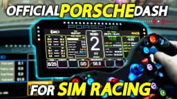 OFFICIAL PORSCHE DASH for Sim Racing! - GRID Porsche 911 GT3 Cup Dash Review