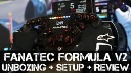 FANATEC ClubSport Formula V2 Wheel - Unboxing, Setup, Testing & Review