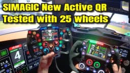 Simagic new Active Quick Release Tested with 25 wheels