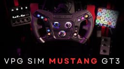 How REAL Can a Sim Racing Wheel Get? VPG Mustang GT3 | Review