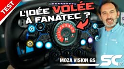 Test volant Moza Vision GS, le premier avec écran rotatif sur gyroscope