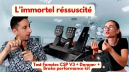 Fanatec Clubsport V3 le pédalier immortel (Test + pose Damper et Brake Performance Kit)