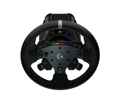 Logitech G RS50 System volant de simulation 3 pièces PS5/PS4/PC base 8 N·m RS Wheel Hub 13 boutons RS Round Wheel 11 pouces USB 2.0 cuir noir